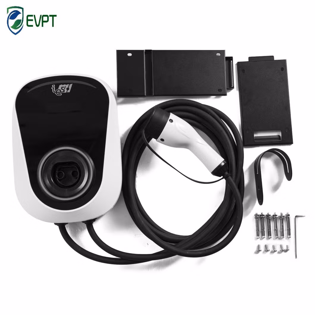 IEC1 AC Charger 3.5kw 7kw 32A Single Gun Charger Station 1 Phase NEMA 6-50 Plug Charging Station for EV Car