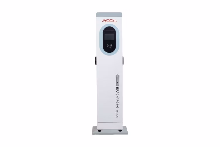 Type 1 Type 2 GB/T 14kw Dual Charing Plug Home EV Charger / Public Commercial Electric Vehicle Charging Station