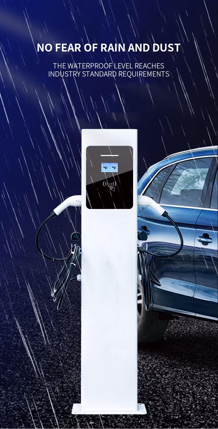 Greenscience Wall-Mounted Smart EV Charger Stations with APP WiFi Ocpp Home EV Charging Stations