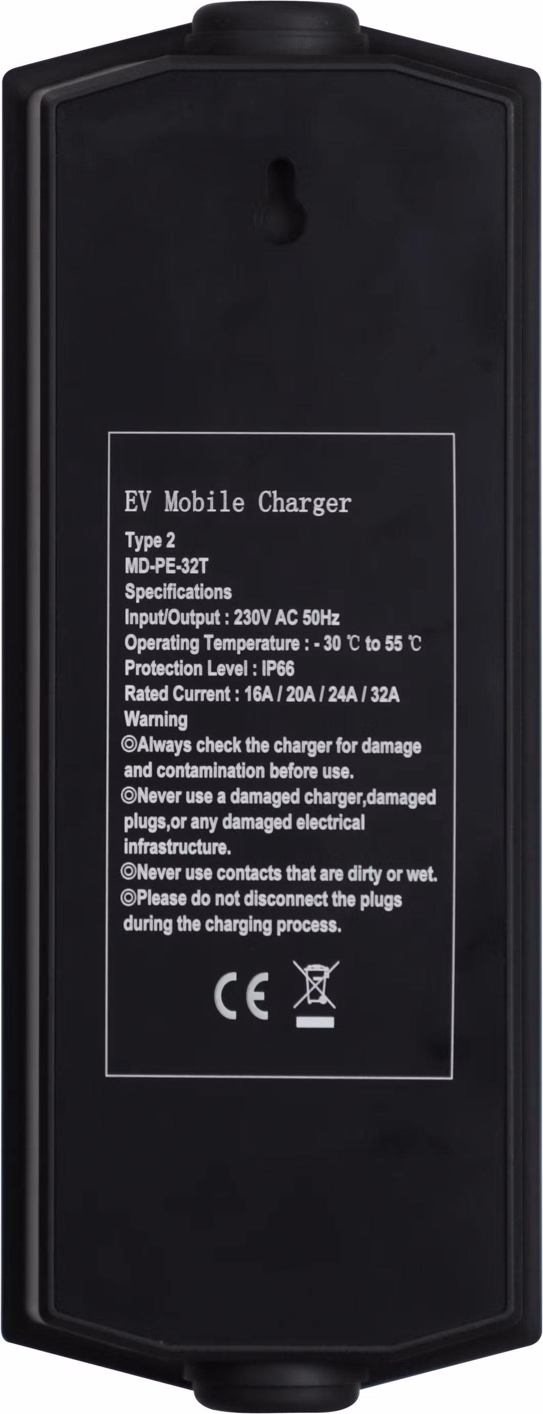 Coupling Adjustable Technology Type 2 EU Adjustable Portable EV Charger Mode 2 3.5kw/7kw Portable Electric Vehicle Charging