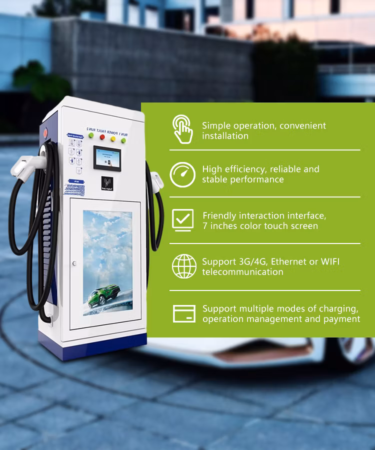 China Factory EV Car Charger Fast Charging Station 350kw Double Gun EV Charger