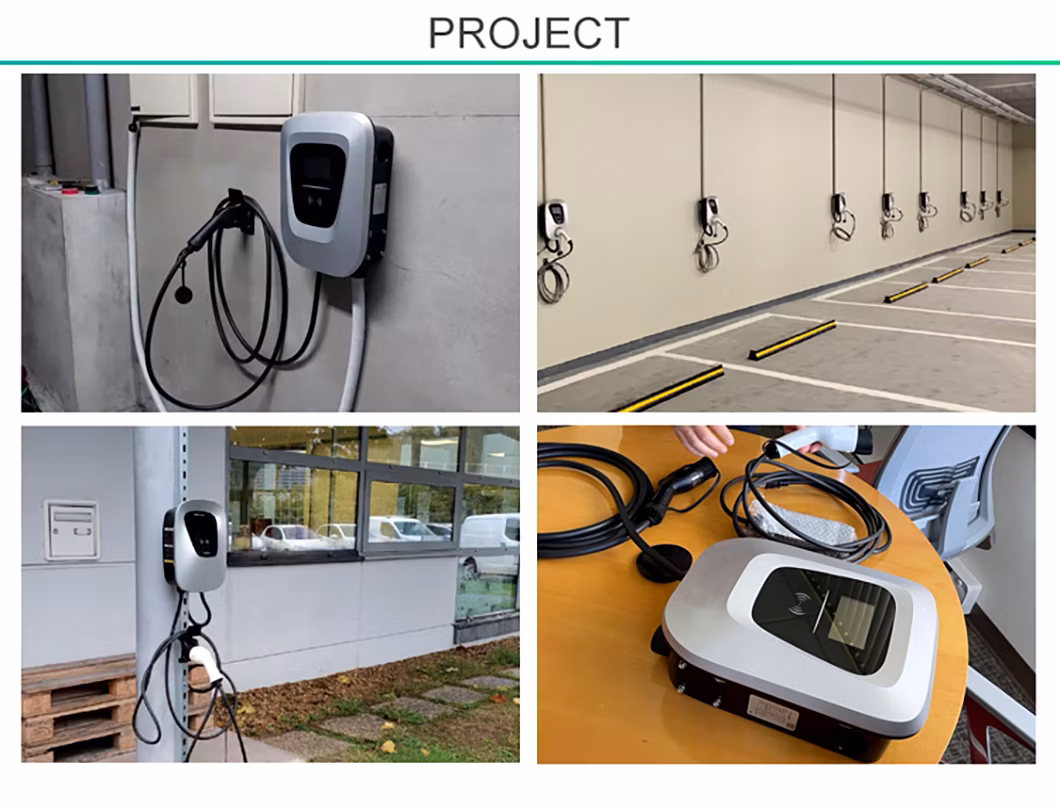 7kw 32A Fast Home EV Charger Wallbox Type 2 for Electric Car Charging Station