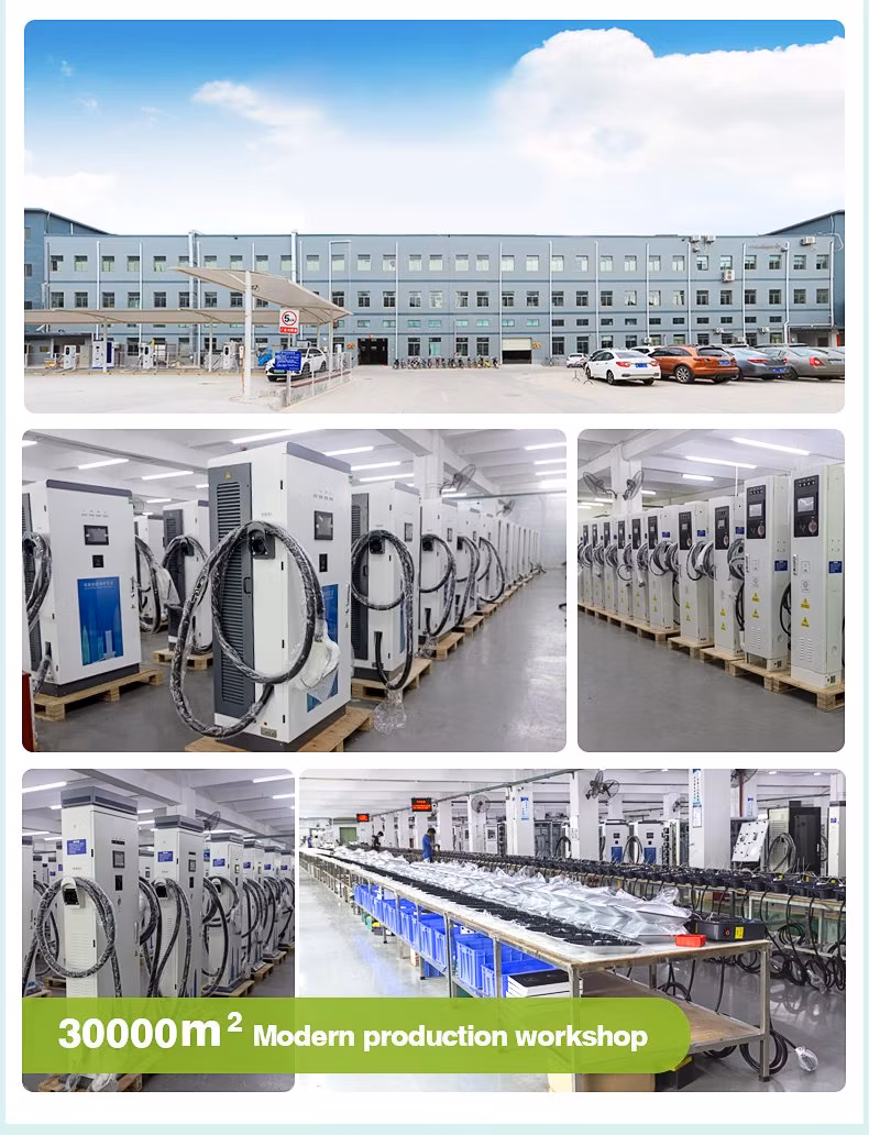 Home Wall Mounted EV Charger 7kw 11kw Residential Evse16A Single Phase 3wire AC System 4.3&quot; Screen RFID Car Charging Station