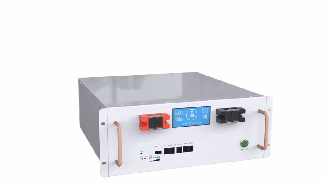 High Quality Lithium 51.2V Storage 100ah 200ah Solar Rack LiFePO4 Battery Pack