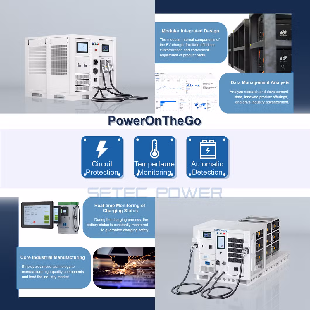 Mobile 60kwh EV Charging Solution Battery Energy Storage System for Emergency Power