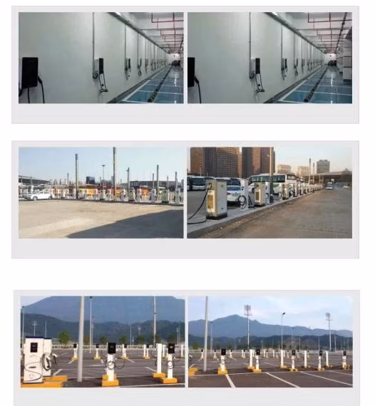 14kw 4.3 Inch Color LCD Screen EV Charger AC EV Charging Station