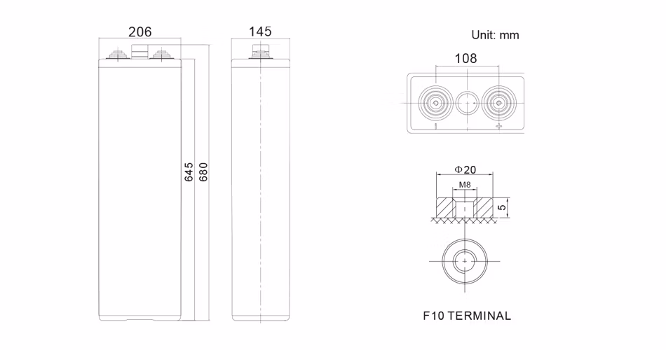Sail Energy High Quality Solar Battery 2 Volt 800 1000 1500ah Faster Charging Lead Carbon Batteries