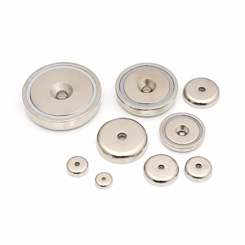 Cup Magnet Pot Magnet with Countersunk Hole for Home Office Industrial Use