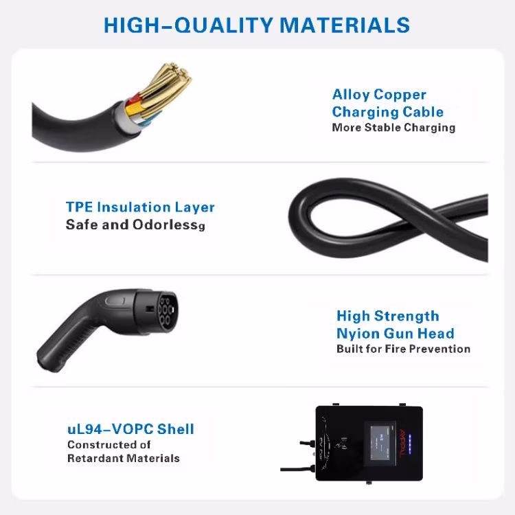 Electric Car Power Supply Home AC 7kw Charging Station