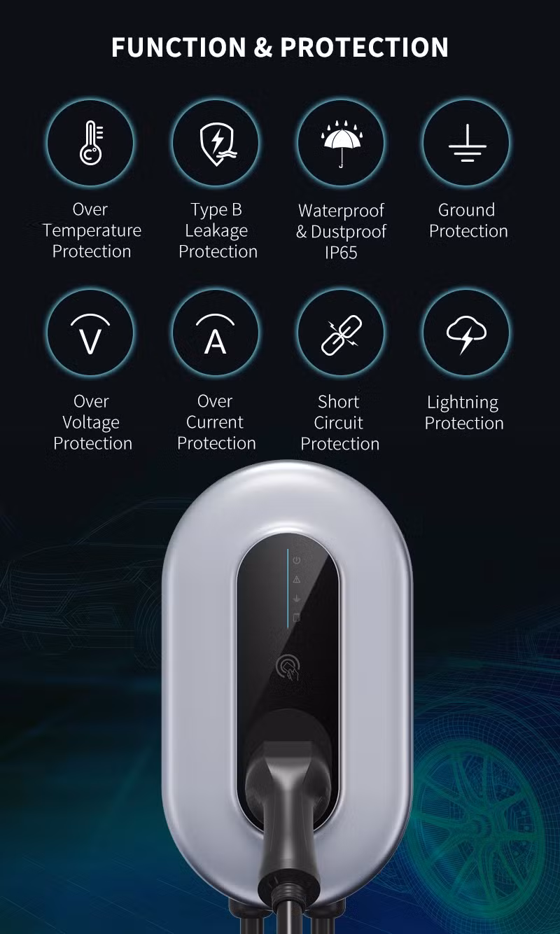Wall Mount EV Charger Wallbox 7kw EV Charging Pile