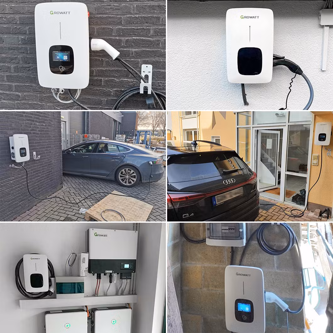 AC 22kw Movable Portable EV Charger Type 2 220V 7kw 22 Kw 40 Kw Wallbox EV Chargers