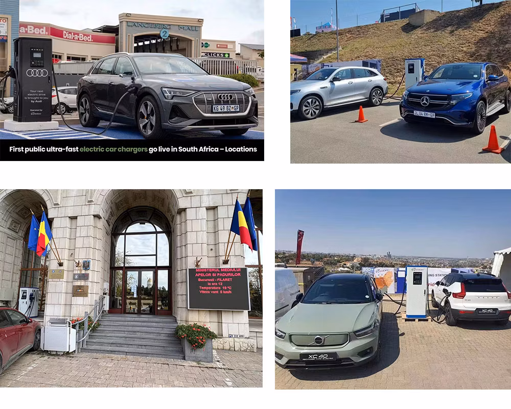 Highway Rest Area 480kw Split Type Ultra Fast EV Charging Station