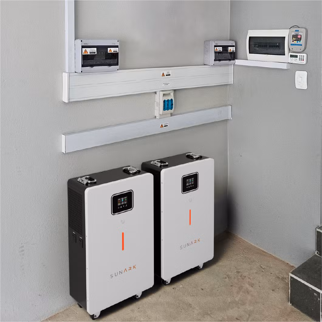 Sunark Home Energy Storage Inverter Battery 4kw 5kw 6kw 12V 24V All in One Ess Solar Battery Lithium with Inverters