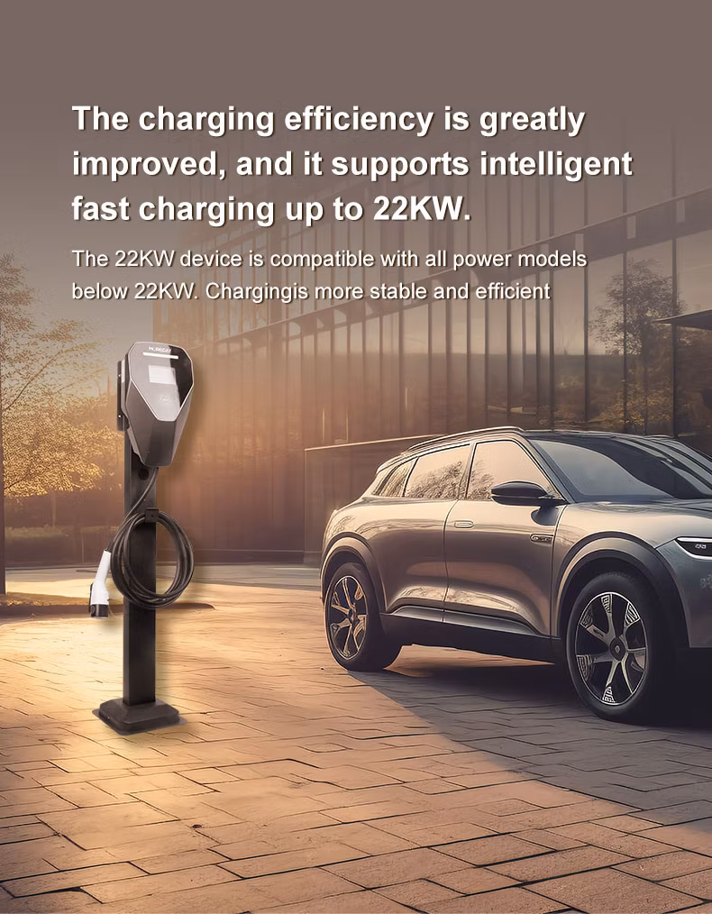 New Design 7kw/11kw/22kw Electric Home Car Charger EV Wallbox 32A 4G WiFi APP Electric Vehicle Charging Station