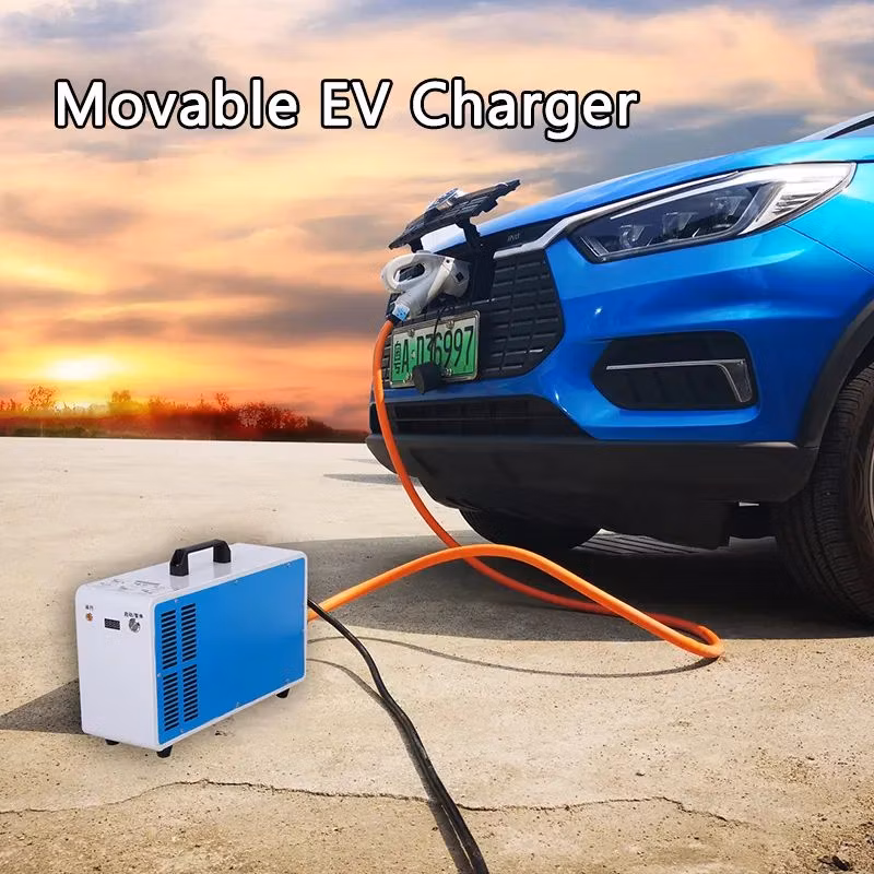 DC 7kw 11kw 22kw 16A Compact and Portable EV Charger with 5m Cable DC Electric Vehicle Charging Wallbox EV Charger