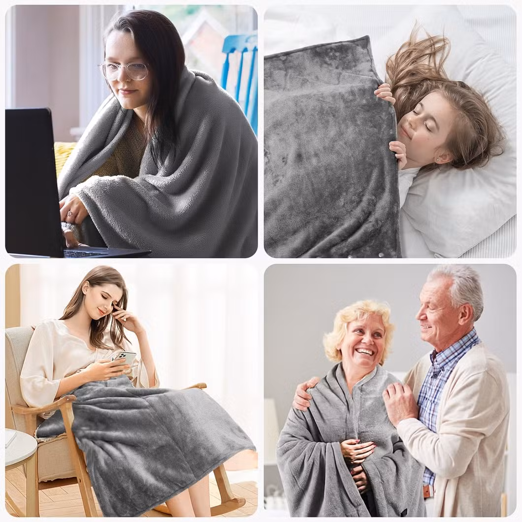 Cordless Electric Blanket USB Portable Heated Blanket