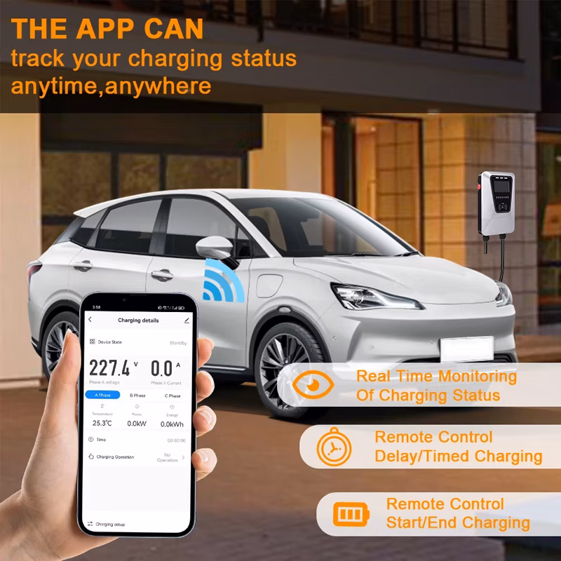 Charging Station EV 7kw 11kw 22kw Gbt Electric Car Fast EV Charger DC Wallbox AC Charger Station