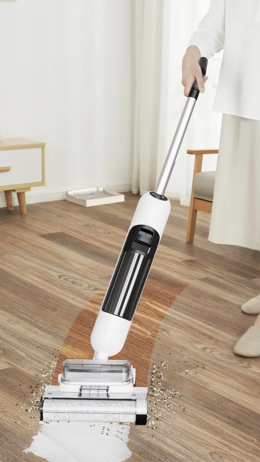 Cordless Wet and Dry Vacuum Cleaner Washer with Air-Drying