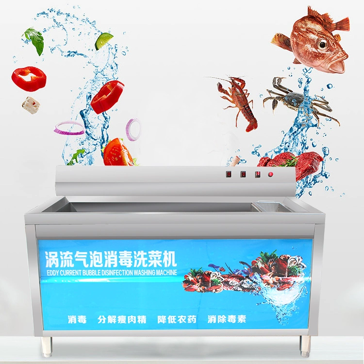 Industrial Air Bubble Ozone Fruit Vegetable Cleaning Machine Potato Ginger Apple Fruit Washing Washer