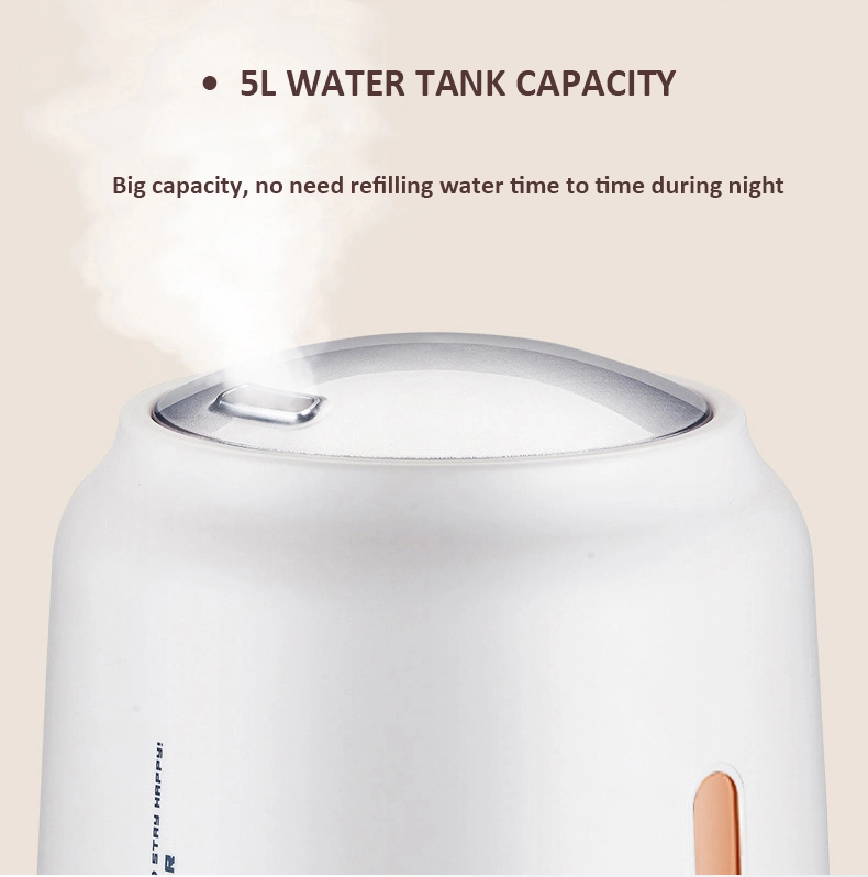 5L Large Capacity Portable Humidity Setting Air Evaporative Humidifier