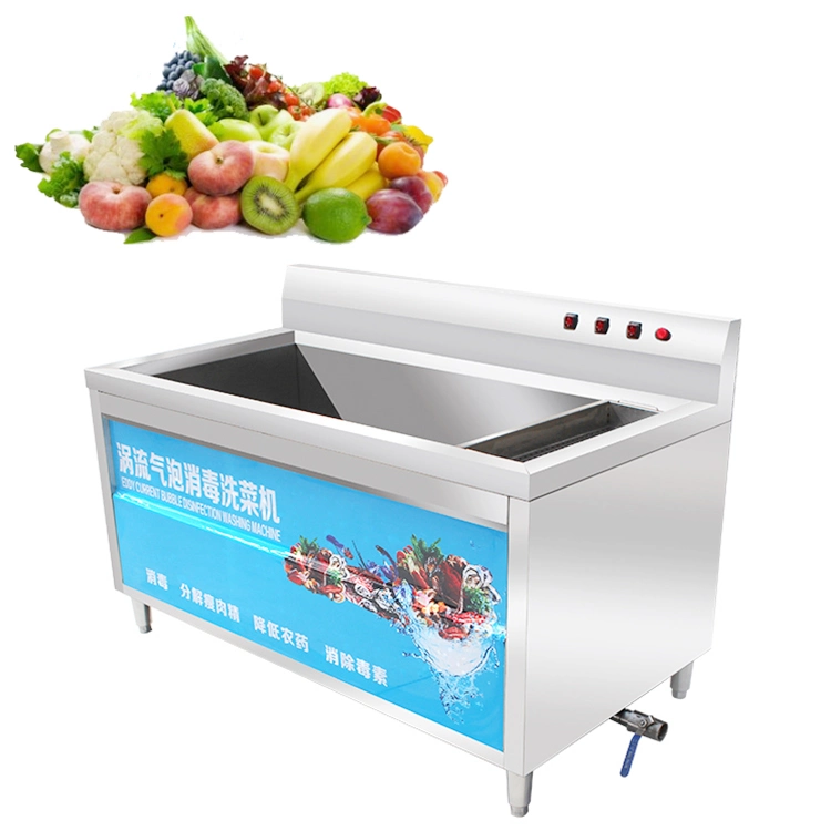 Industrial Air Bubble Ozone Fruit Vegetable Cleaning Machine Potato Ginger Apple Fruit Washing Washer