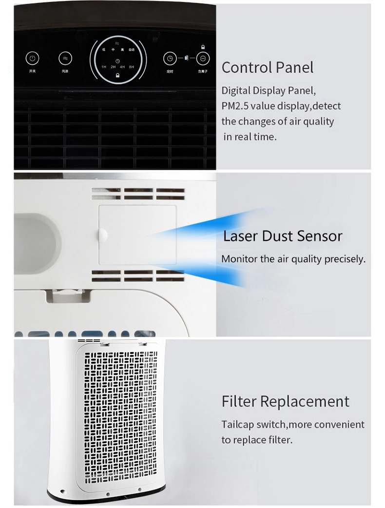 HEPA Intelligent Air Washer with Touch Panel