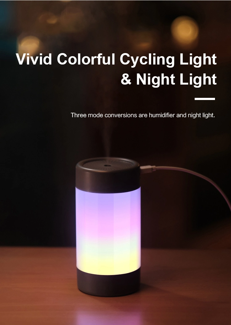 2021 New OEM Home Air Electronic Ultrasonic Large Cool Mist Top Fill Humidifier Colourful Night Lamp USB LED Night Light with Humidifiers for Baby Bedroom