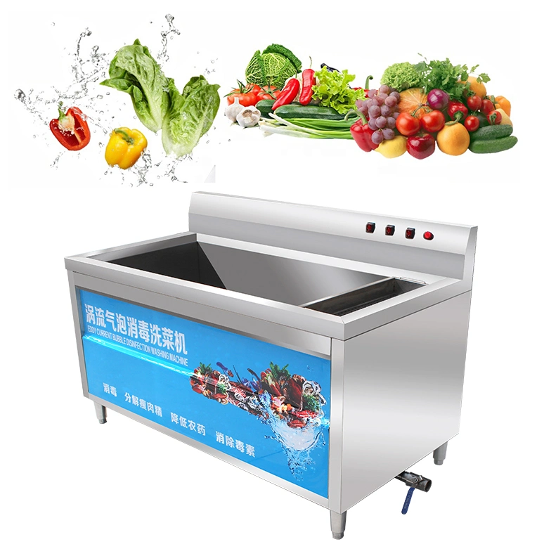 Industrial Air Bubble Ozone Fruit Vegetable Cleaning Machine Potato Ginger Apple Fruit Washing Washer