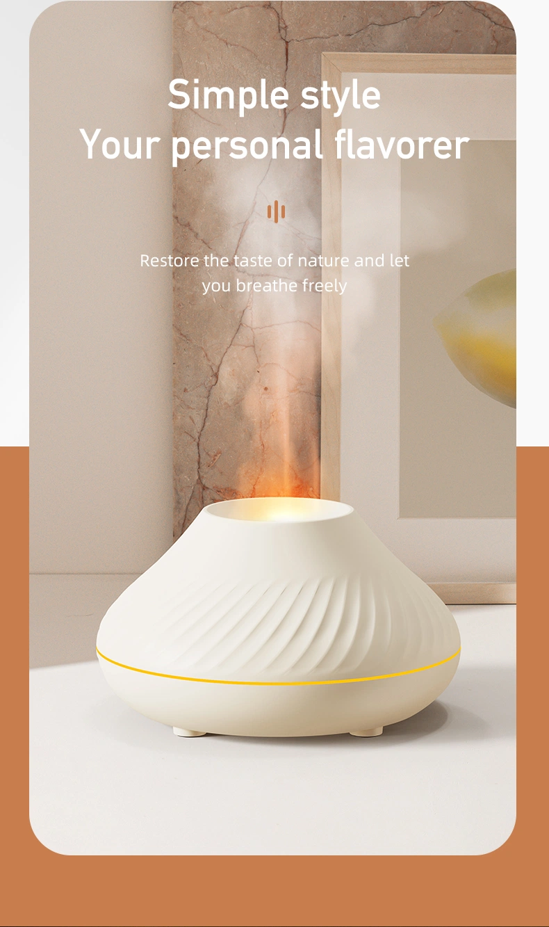 Creative Small Essential Oil Diffuser Flame Diffuser USB Ultrasonic Home Mute Humidifier