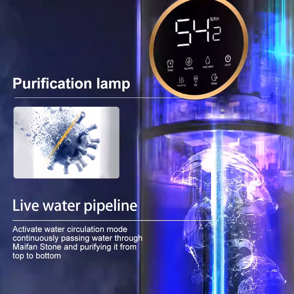 Cold Warm Fog Humidification 7.0L Capacity Top Fill Table Top Ultrasonic Humidifier