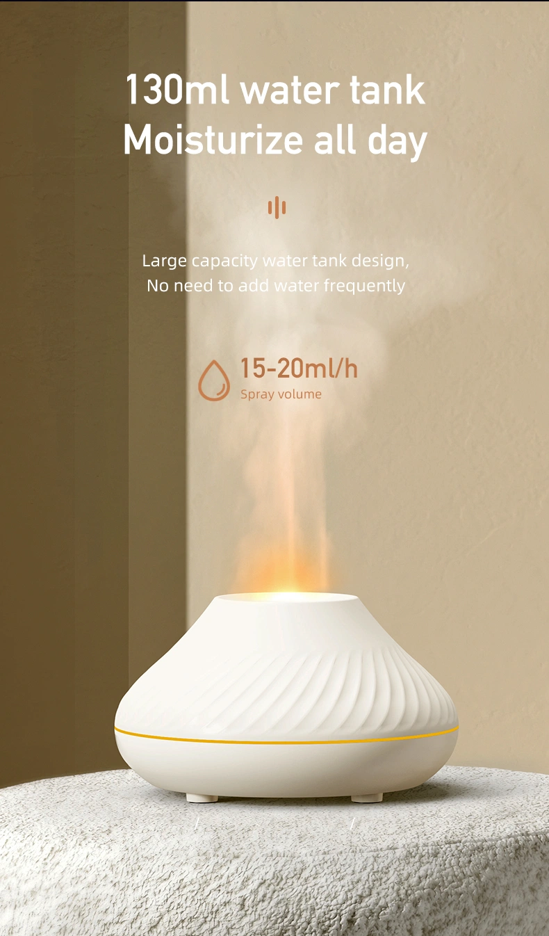 Creative Small Essential Oil Diffuser Flame Diffuser USB Ultrasonic Home Mute Humidifier