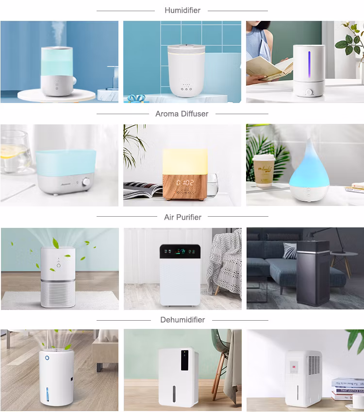 LED Light Top Fill Digital Humidistat Ultrasonic Air Humidifiers