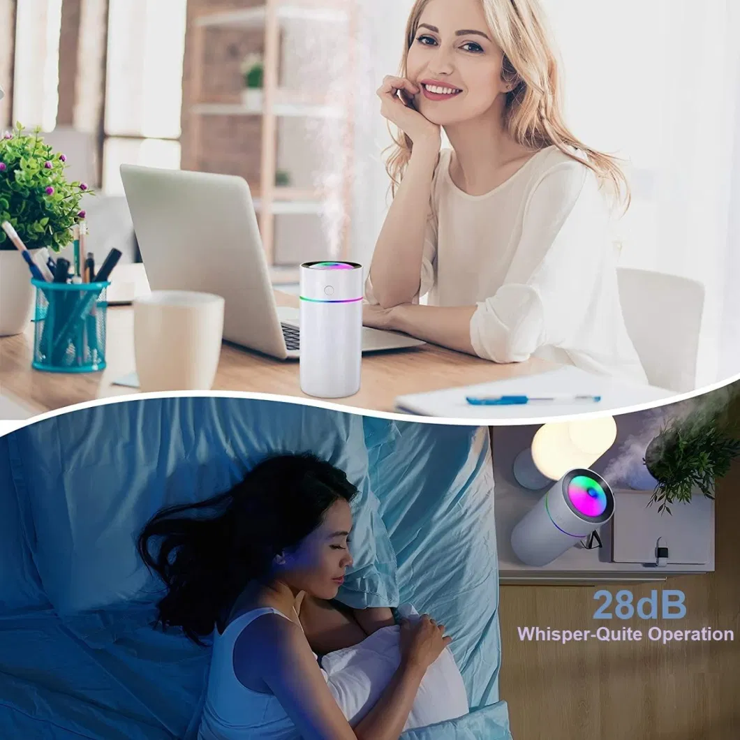 Wholesale Portable Humidifier Cool LED Light Large Capacity Humidifier High Appearance Humidifier