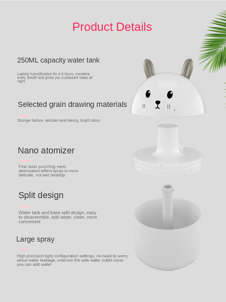 Home Mini Cute USB Ultrasonic Diffuser Wireless Air Humidifier Purifier