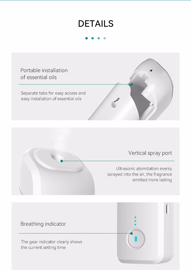 White Cute Humidifier Desktop Scenting Device Gift Mini Aromatherapy Diffuser Humidifier