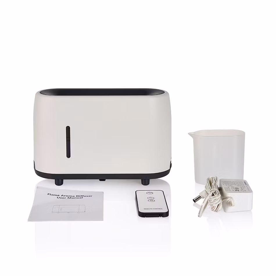 Smart Home Appliances 3D Flame Diffuser Humidifier Electric Essential Oil Diffuser Aroma Diffuser Fire Flame Air Humidifier for Baby Bedroom