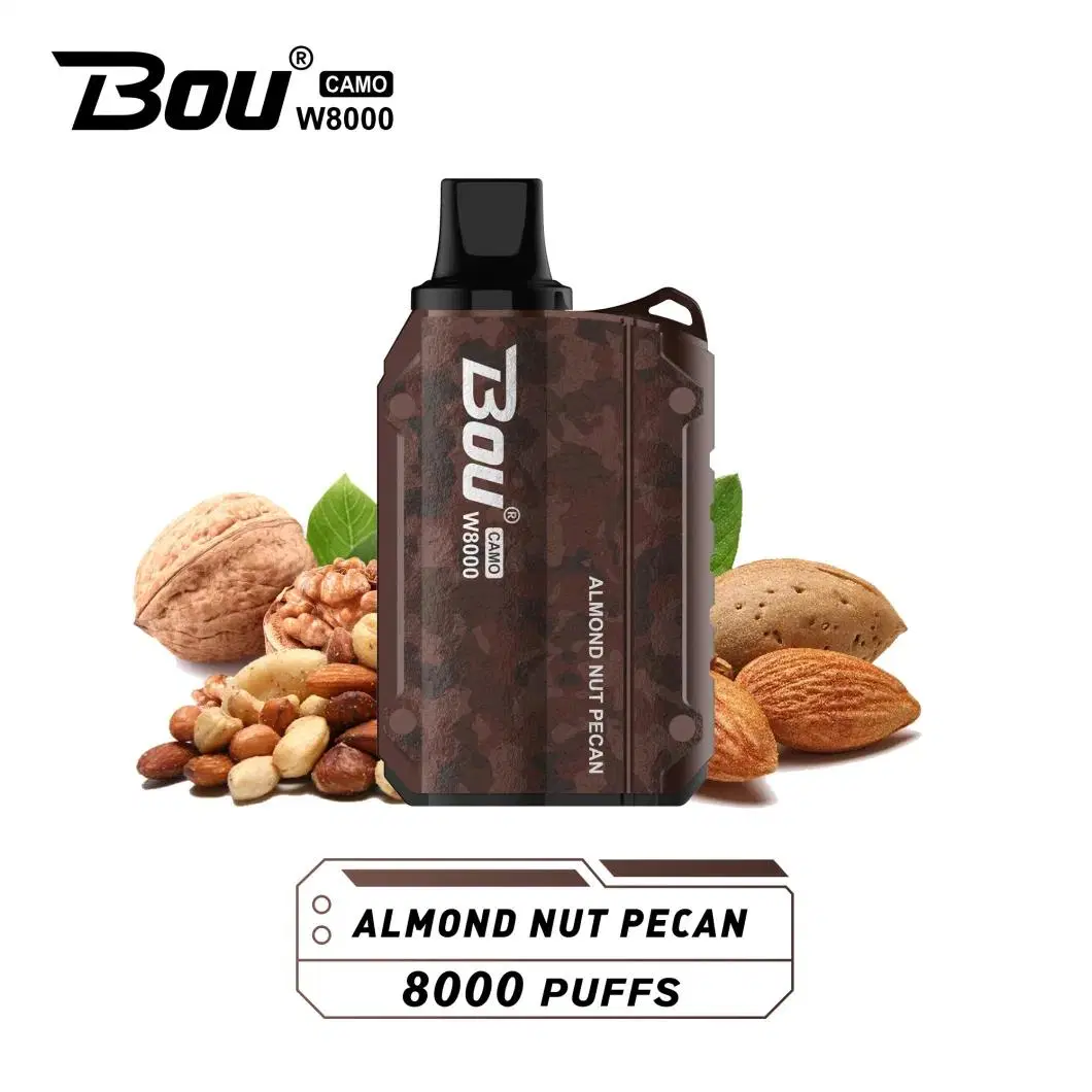 Hot Sell Disposable Vape 8000 Puff Vaporizer Bou Camo Disposable Vape