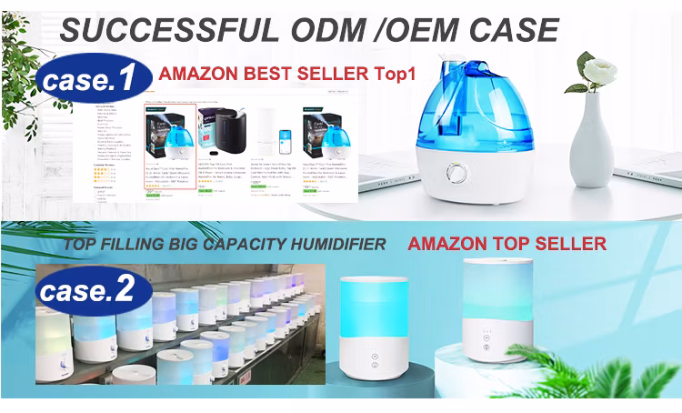 Aromacare Colorful LED 100ml Steam Humidifier (TA-009)