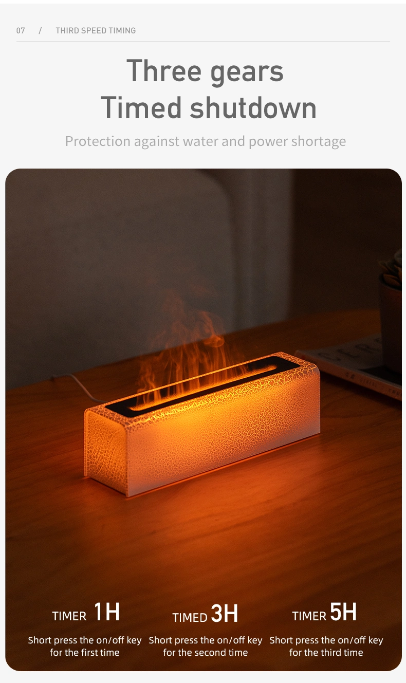 Colorful Atmosphere Light Aromatherapy Machine Water and Power Protection Humidifier Air Purifier