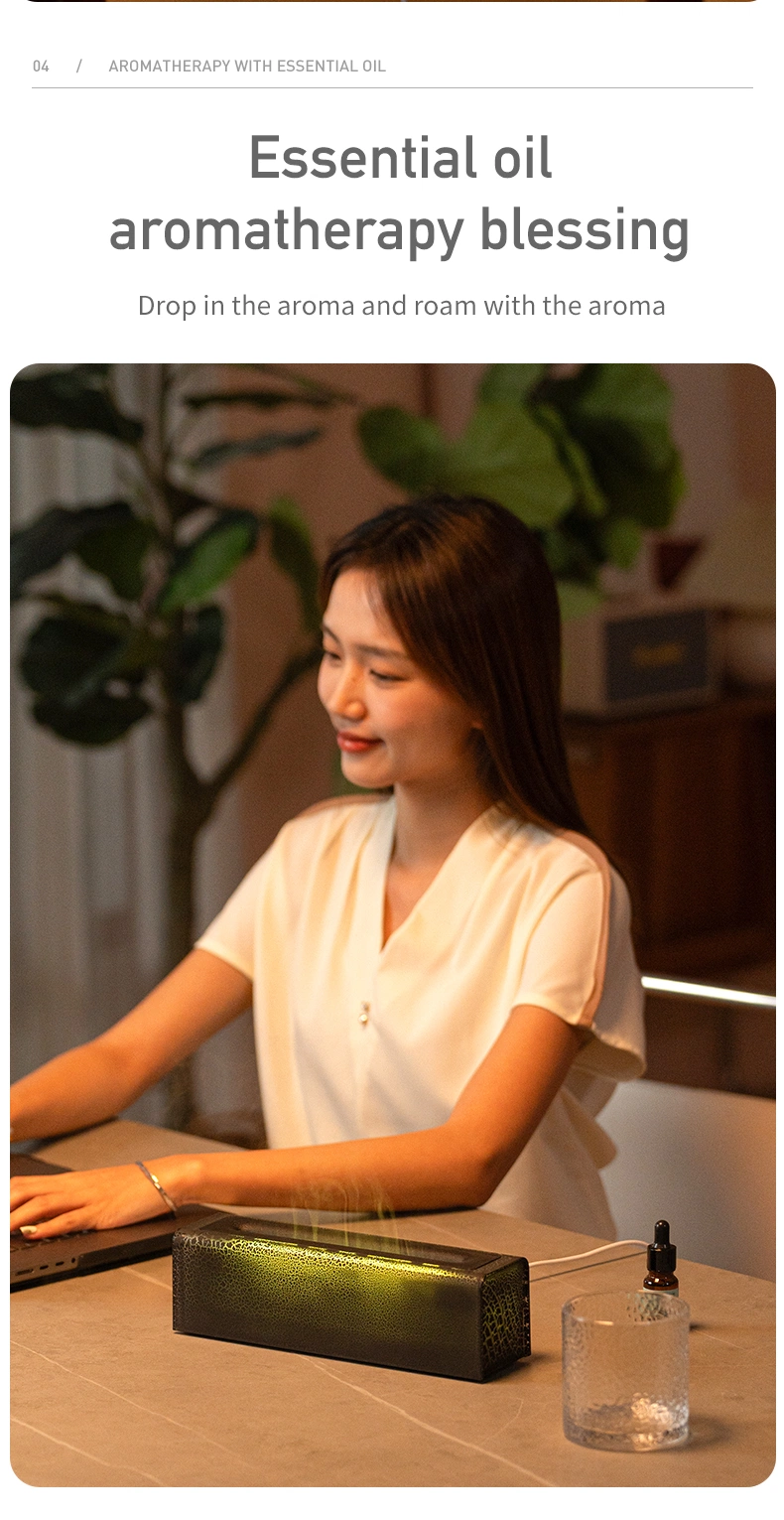 Colorful Atmosphere Light Aromatherapy Machine Water and Power Protection Humidifier Air Purifier