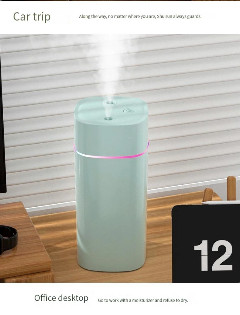 2022 Environmental Protection Material USB Air Aroma Humidifier Mini Car Humidifier