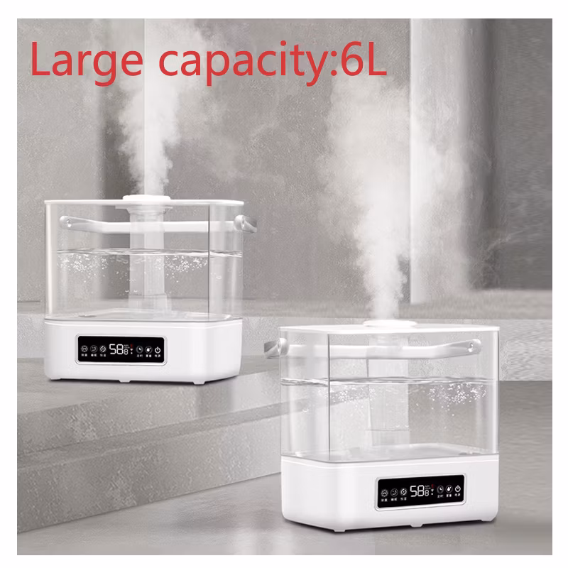 Smart New 6L Kc Certification Hybrid Top Fill Bedroom Large Warm and Cool Mist WiFi Steam Air Humidifier