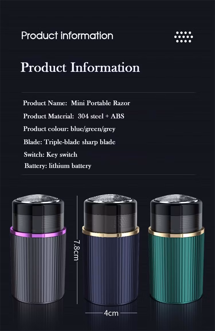 Best Selling Mini Travel Rechargeable Portable Razor