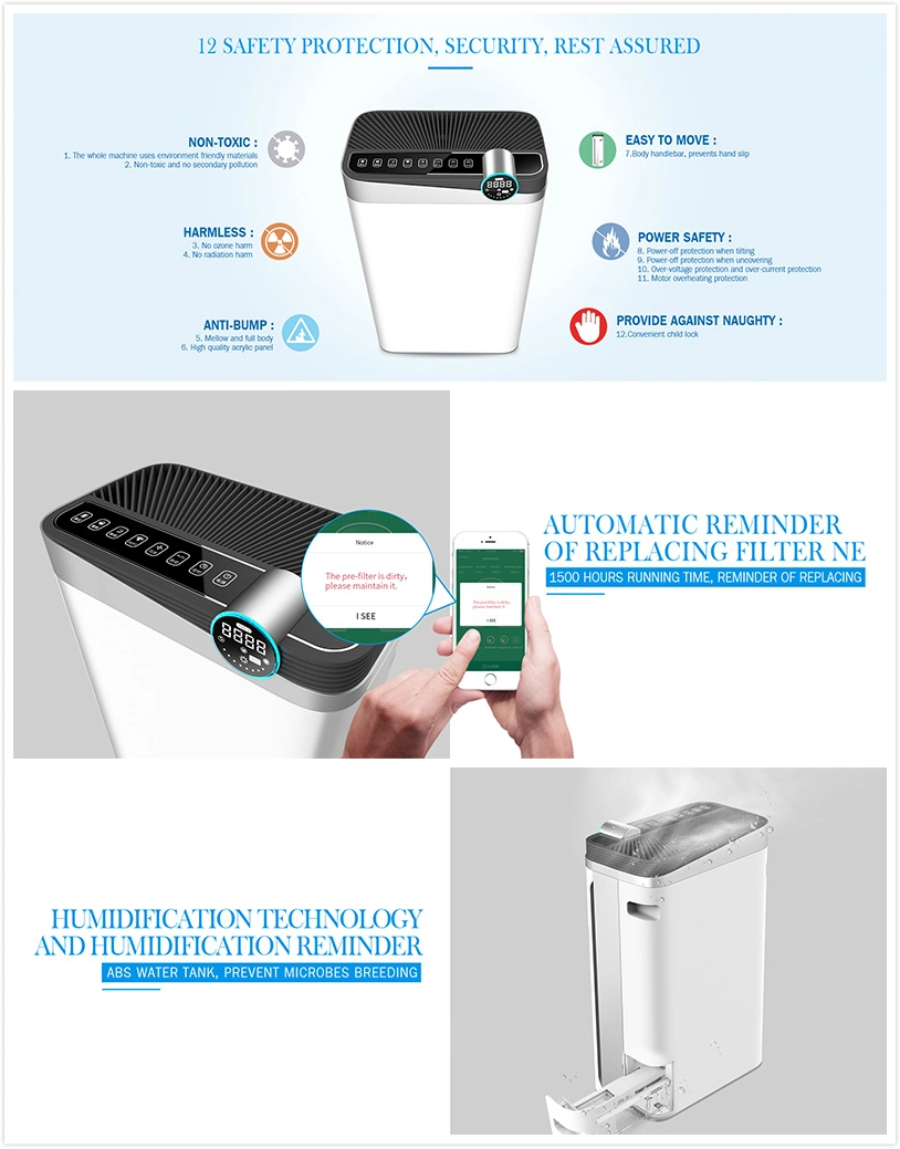 HEPA Air Purifier with Humidifier -Olansi OEM Factory