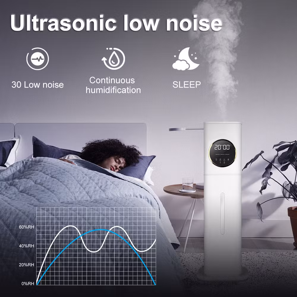 Cold Warm Fog Humidification 7.0L Capacity Top Fill Table Top Ultrasonic Humidifier