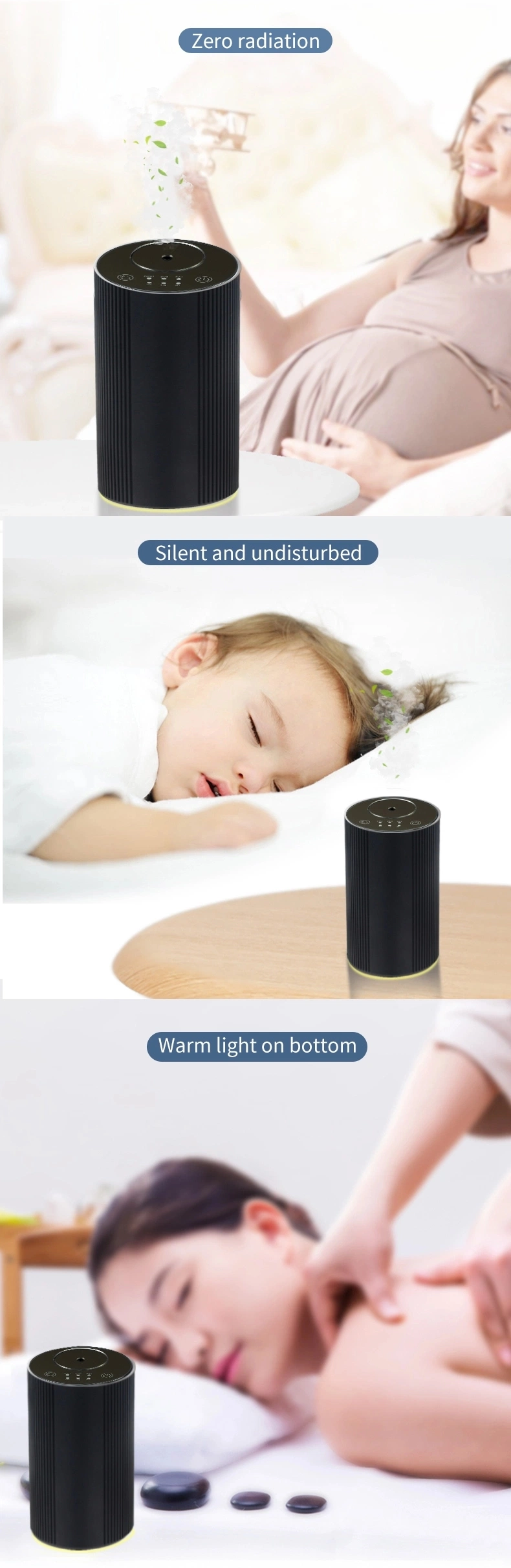 Excellent Quality Mini Fresh Car Air Purifier Intelligent Ultrasonic Humidifier Aroma Diffuser