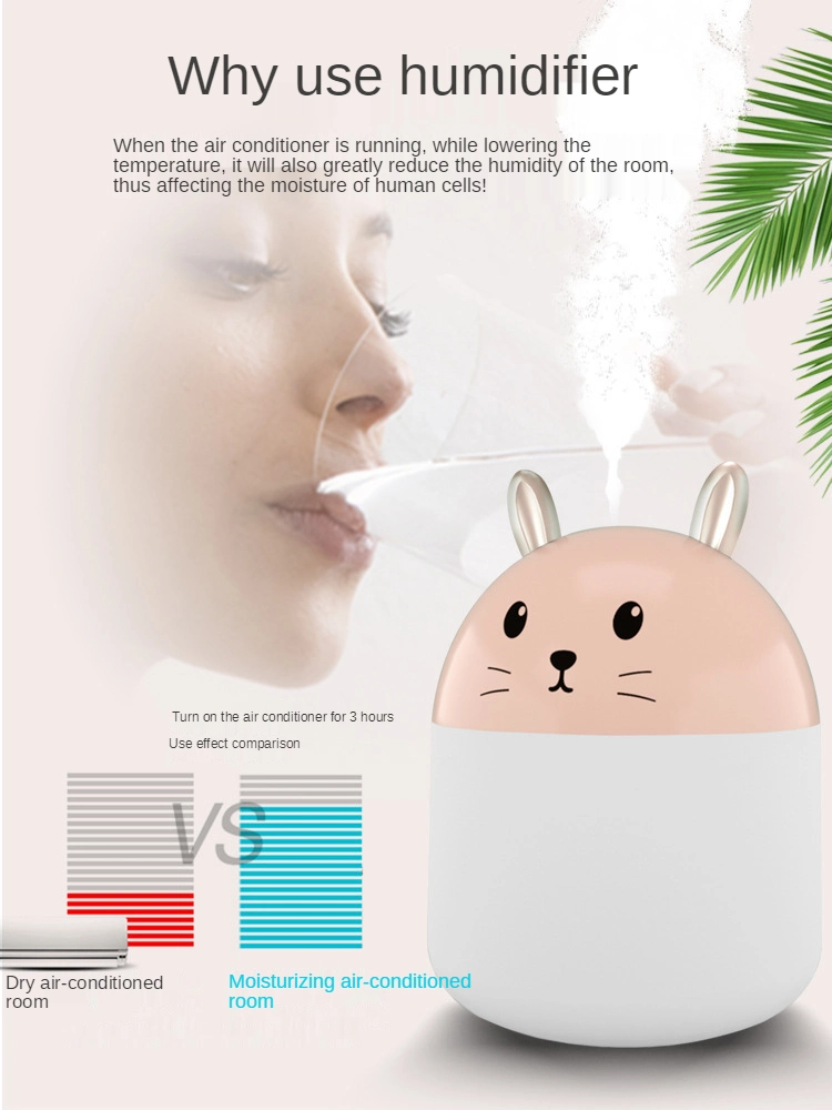 Home Mini Cute USB Ultrasonic Diffuser Wireless Air Humidifier Purifier