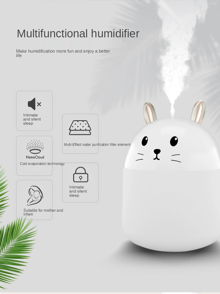Home Mini Cute USB Ultrasonic Diffuser Wireless Air Humidifier Purifier