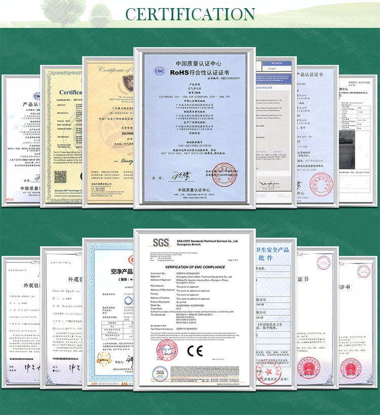 H13 True HEPA Filter Commercial Hospital Grade Medical UV Household Air Purifier with Humidification Function