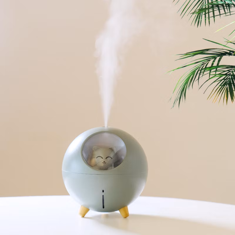 Cat Shape Cool Misting Personal Mini Portable Ultrasonic Spray Humidifier